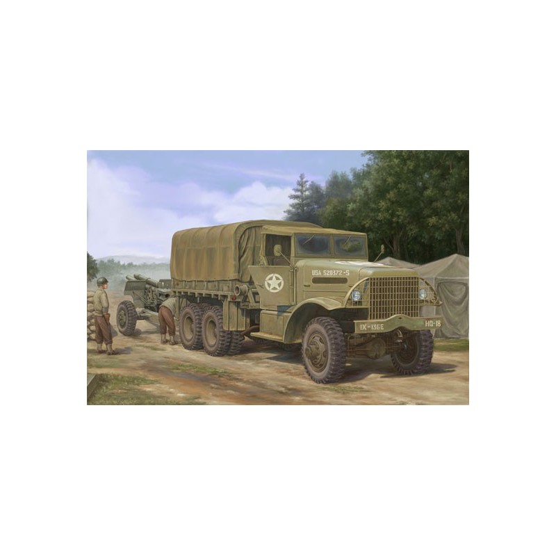 Maquette de camion en plastique US White 666 Cargo(Soft Top) 1/35