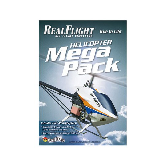 Simulateurs de vol pour avion radiocommandé MEGA PACK HELICO POUR SIMULATEUR G6