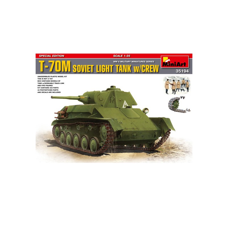 Maquette de Char en plastique T-70M Special edition 1/35