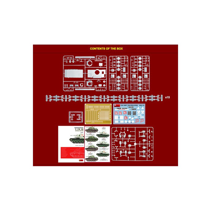 Maquette de Char en plastique T-70M Special edition 1/35
