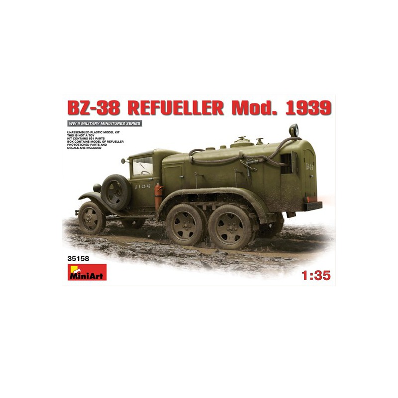Maquette de camion en plastique BZ-38 Refueller 1939 1/35