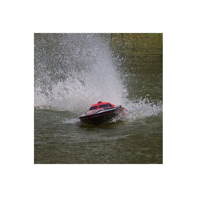 Bateau électrique radiocommandé Alpha BL 1m RTS Rouge / MHD3S