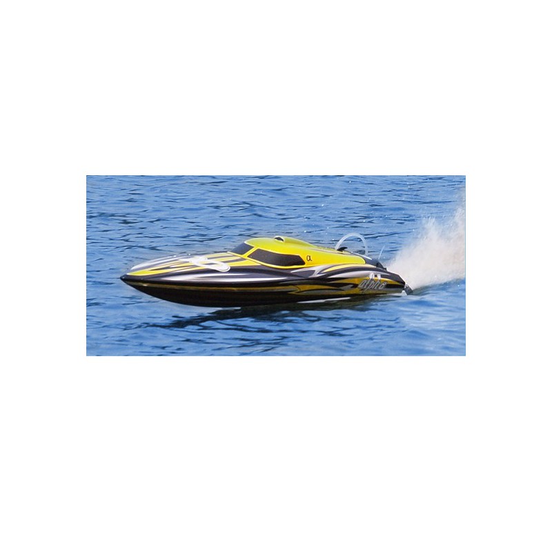 Bateau électrique radiocommandé Alpha BL 1m RTS Jaune / MHD3S