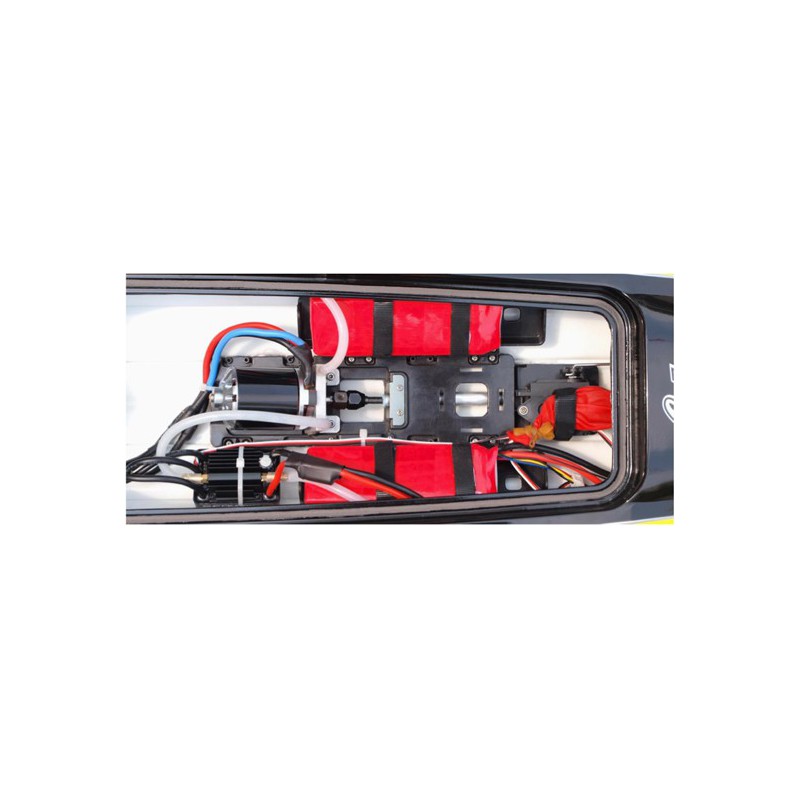 Bateau électrique radiocommandé Alpha BL 1m RTS Jaune / MHD3S