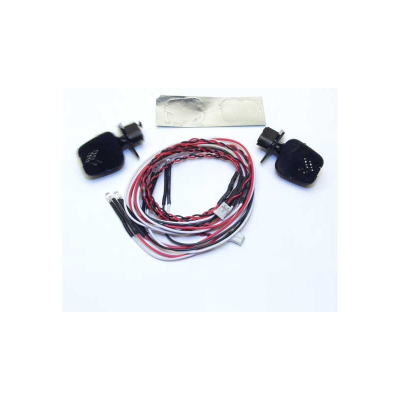 Accessoires pour voiture radiocommandée 2 Rétroviseurs Clignotants