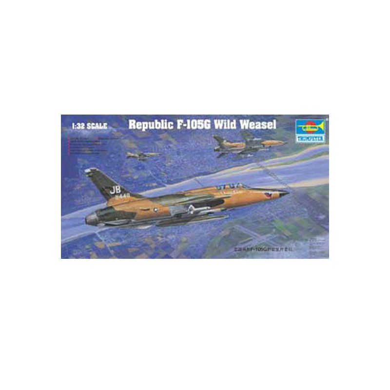 Maquette d'avion en plastique F-105G WILD WEASEL