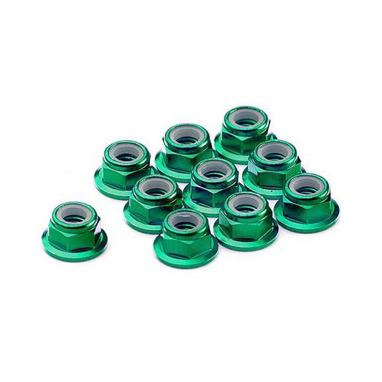 Accessoires pour voiture radiocommandée 10 RONDELLES ALU 5 mm CHROME