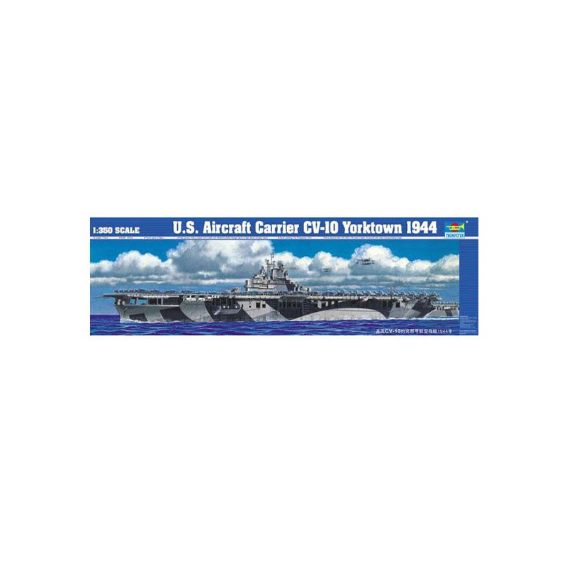 Maquette de Bateau en plastique US YORKTOWN CV-10 1944