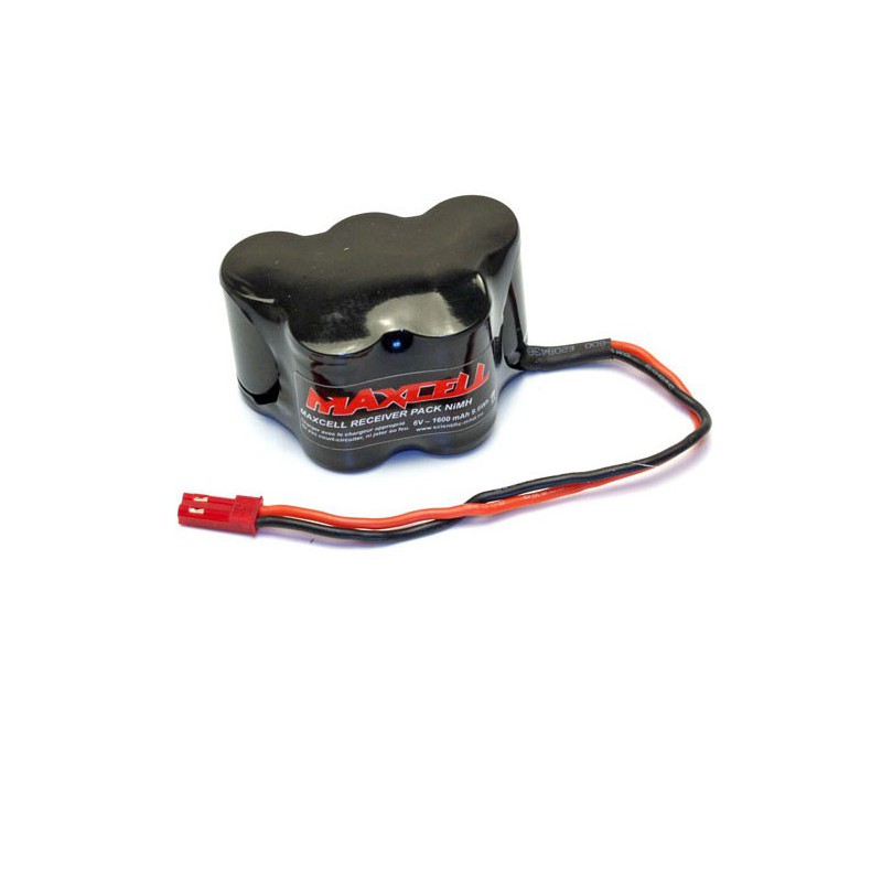 Accu NiMH pour appareil radiocommandé PACK Rx 6V 1600mA BEC