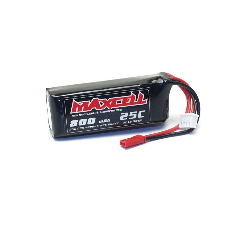 Accu LIPO pour appareil radiocommandé Accu LiPo 25C 11,1V 800 mA