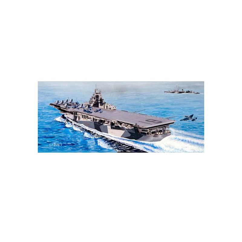 Maquette de Bateau en plastique US HANCOCK CV-19