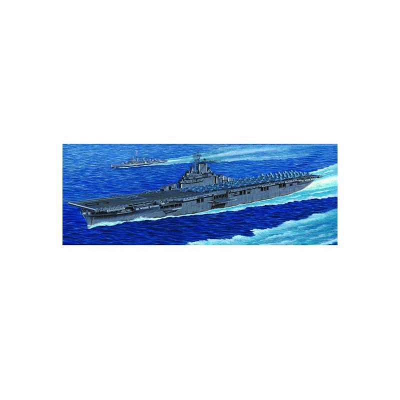 Maquette de Bateau en plastique US ESSEX CV-9