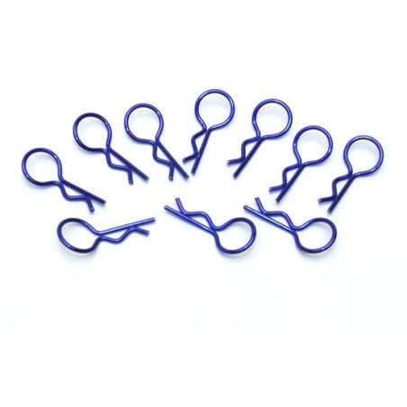 Accessoires pour voiture radiocommandée 10 Clips Moyen Bleu