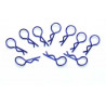 Accessoires pour voiture radiocommandée 10 Clips Moyen Bleu