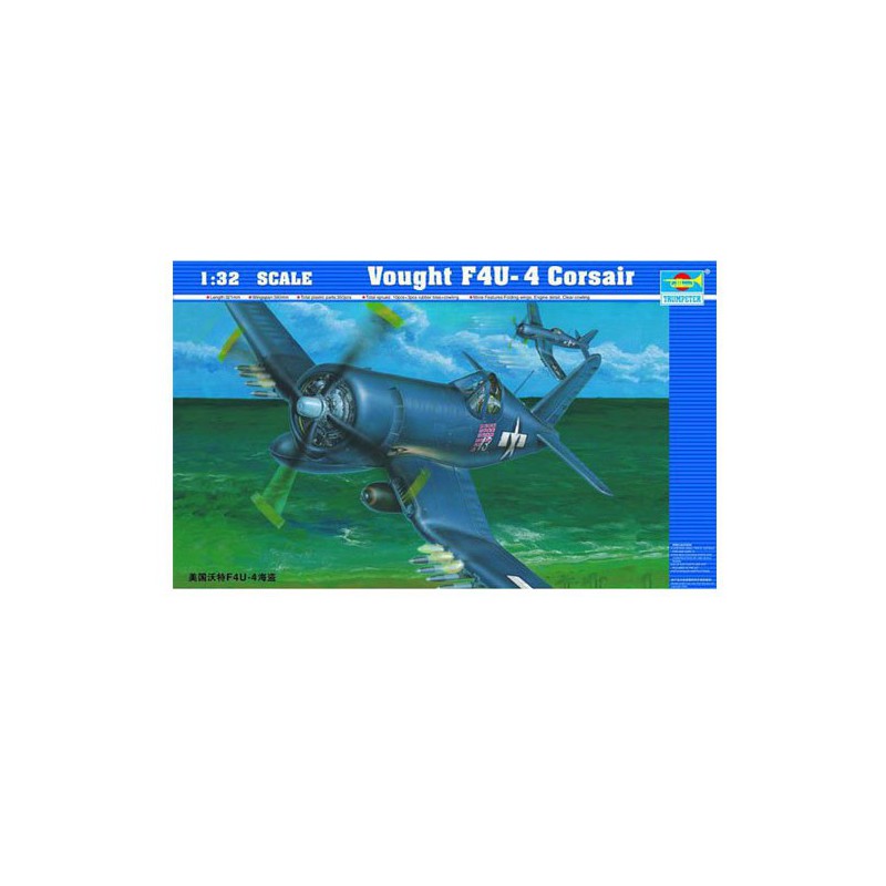 Maquette d'avion en plastique F4U-4 CORSAIR