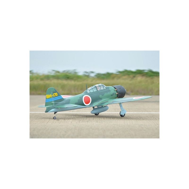 Avion thermique radiocommandé A6M ZERO 15cc ARF