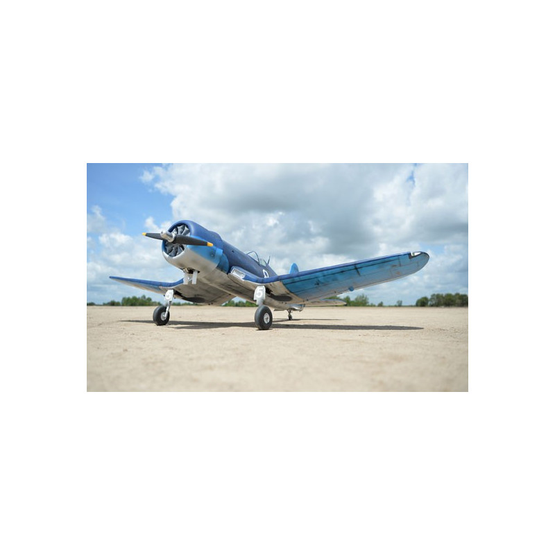 Avion thermique radiocommandé Corsair 50-60cc ARF + TR