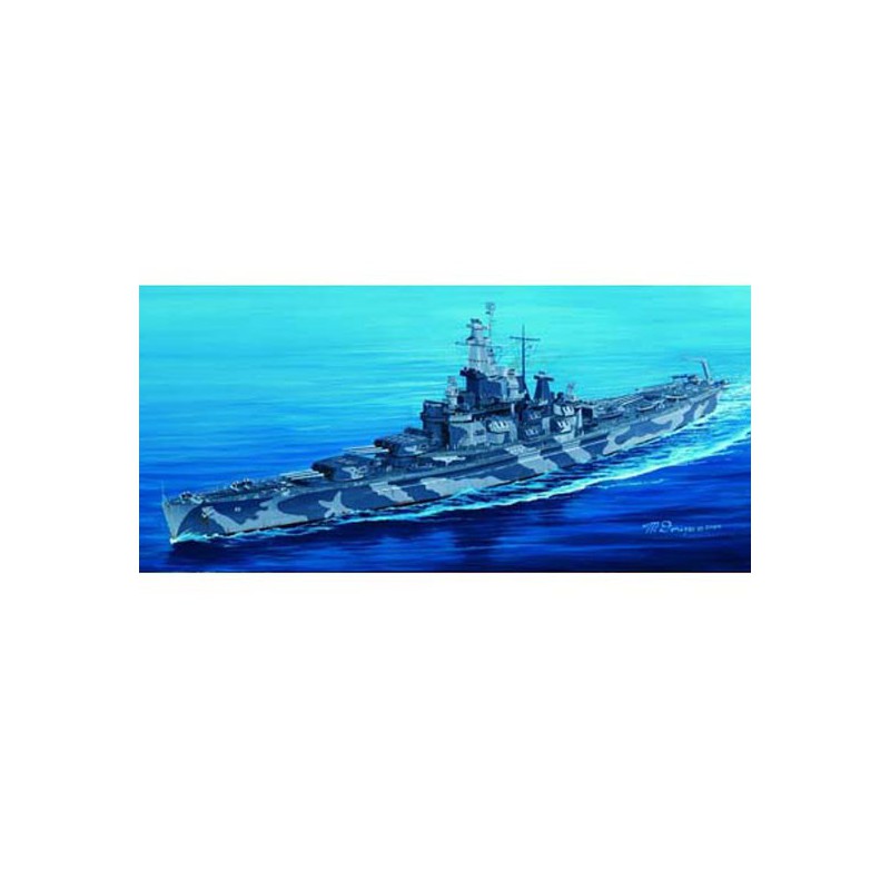 Maquette de Bateau en plastique USS ALABAMA BB-60