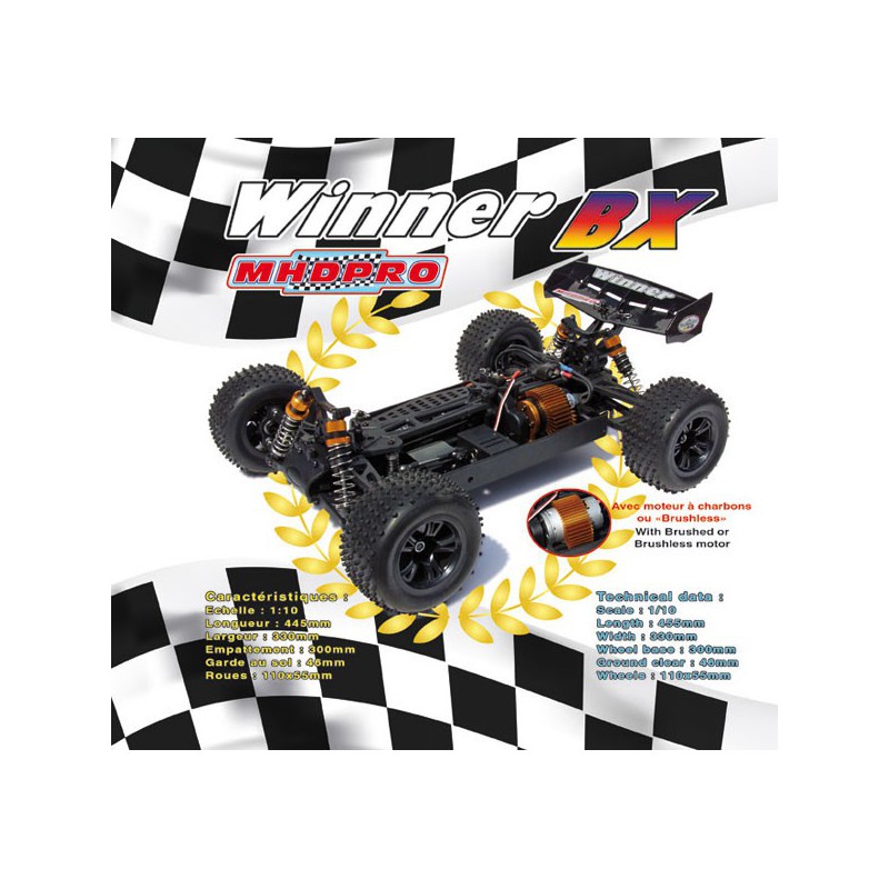 Voiture électrique radiocommandée Buggy Winner RTR 1/10