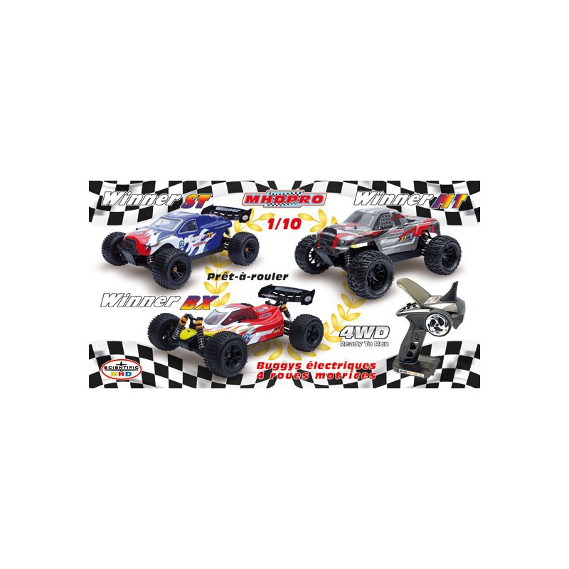 Voiture électrique radiocommandée Buggy Winner BL RTR 1/10