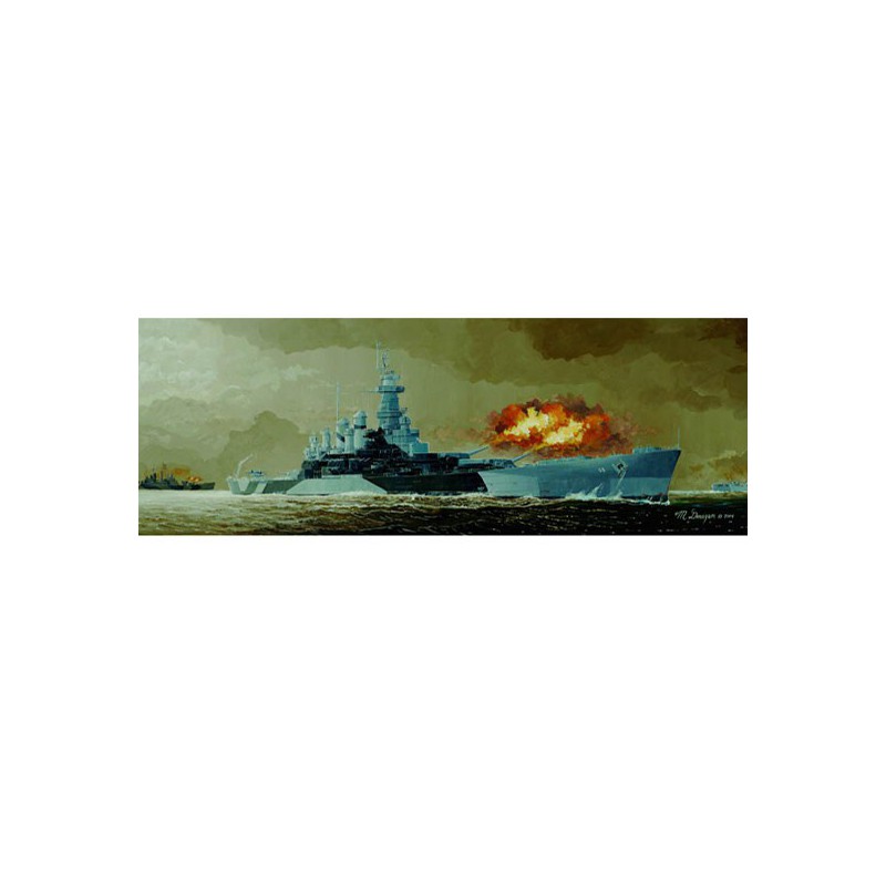 Maquette de Bateau en plastique USS NORTH CAROLINA BB-55