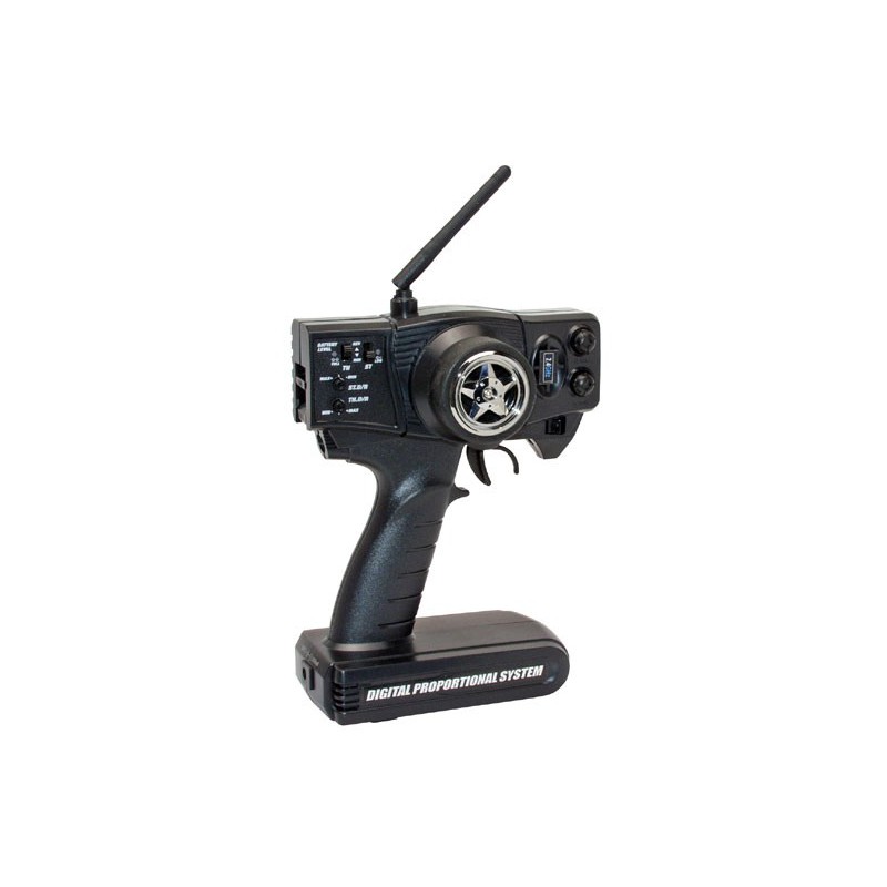 Voiture électrique radiocommandée FLASH jaune EP RTR 1/10