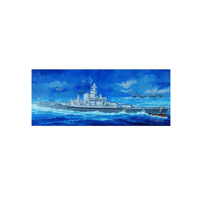 Maquette de Bateau en plastique USS MASSACHUSETTS BB-59