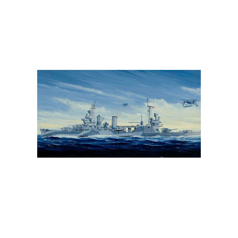 Maquette de Bateau en plastique USS SAN FRANCISCO CA-38
