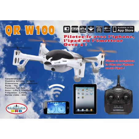 DRONE W100 DEVO 4 Mode 1
