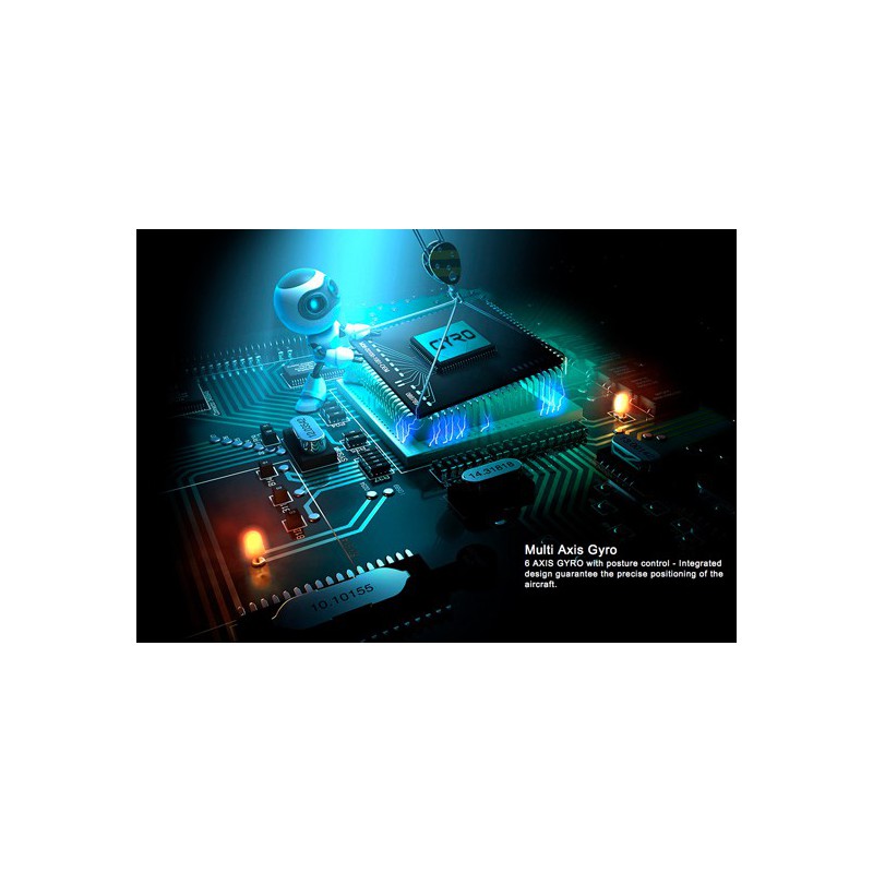 Drone radiocommandé FPV UFO LARK FPV Blanc RTF