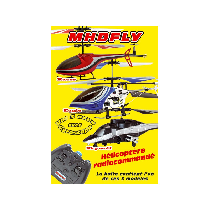 Hélicoptère électrique radiocommandé RACER INFRAROUGE RTF
