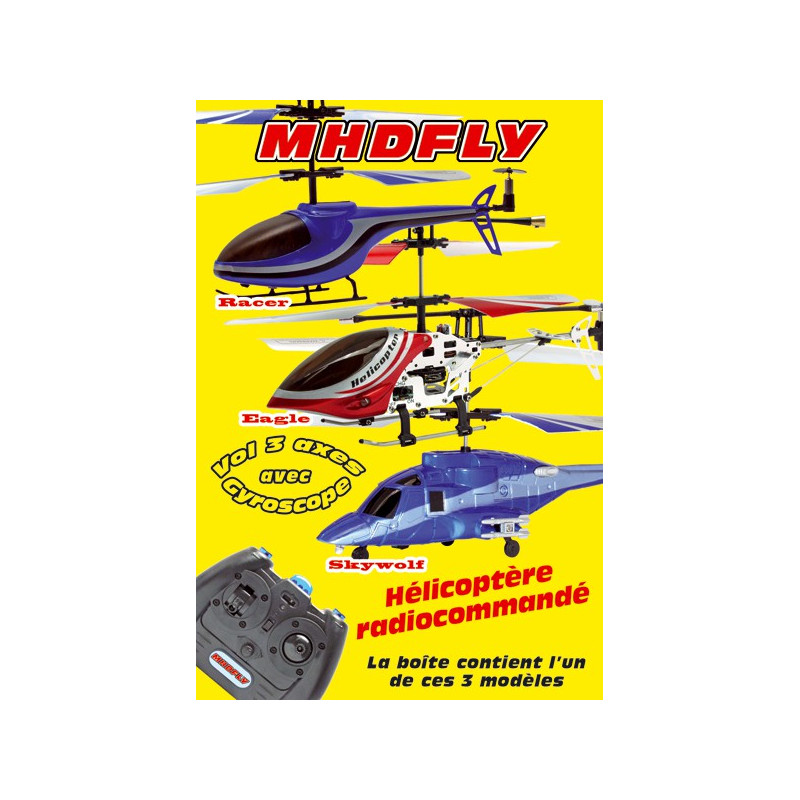Hélicoptère électrique radiocommandé RACER INFRAROUGE RTF