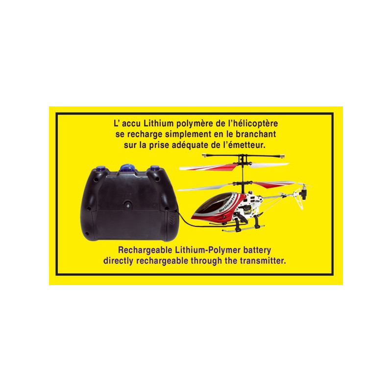 Hélicoptère électrique radiocommandé RACER INFRAROUGE RTF