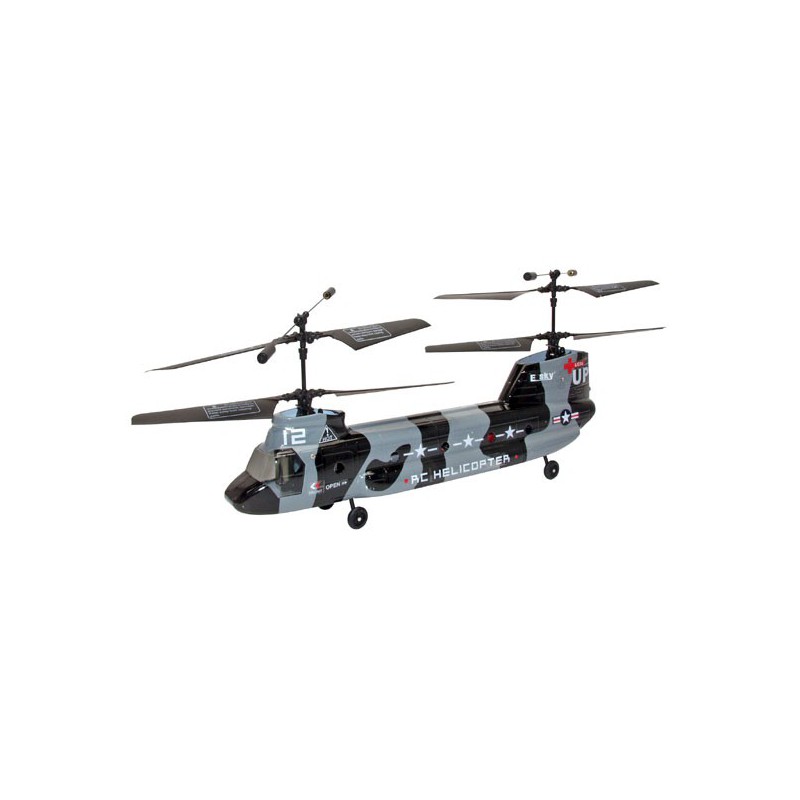 Hélicoptère électrique radiocommandé CHINOOK TAMDEN ROTOR ARMY