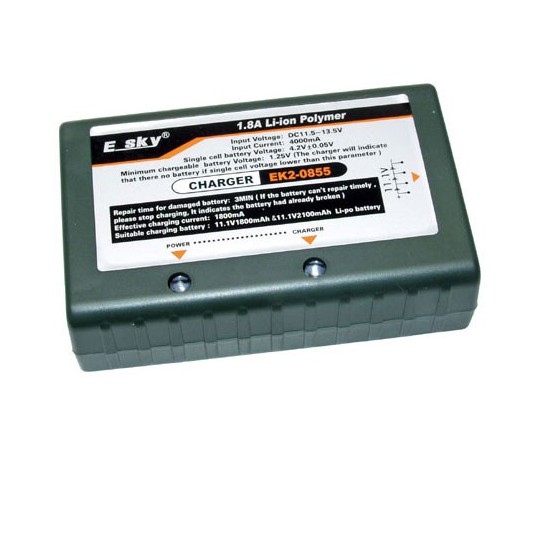 Chargeur pour accu pour appareil radiocommandé Chargeur LiPo 1,8A3S