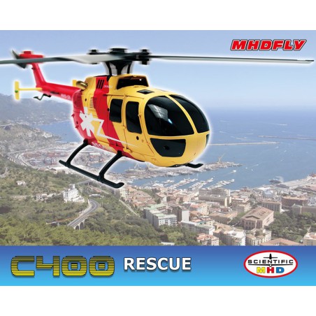Hélicoptère électrique radiocommandé C 400 RESCUEQuadripale