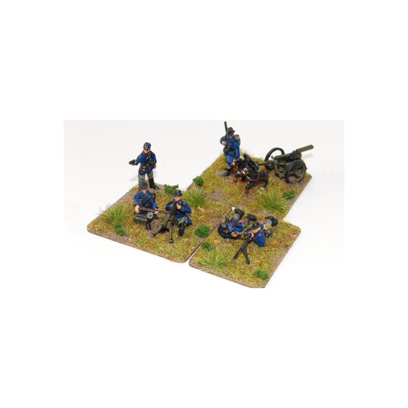 Figurine Armes lourdes Belges WWI