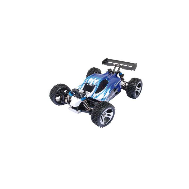 Voiture électrique radiocommandée MINI MHD Buggy Bleu 4WD 1/18