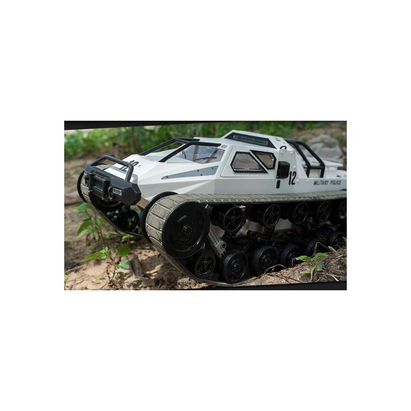 Voiture électrique radiocommandée TANK CRAWLER Blanc 1/12