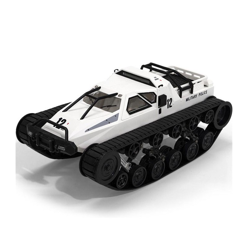 Voiture électrique radiocommandée TANK CRAWLER Blanc 1/12