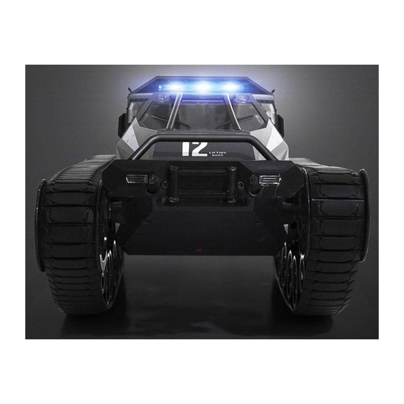 Voiture électrique radiocommandée TANK CRAWLER Blanc 1/12