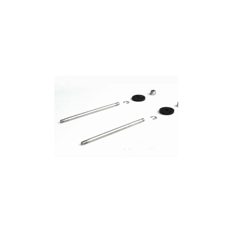 Pièce pour voiture electrique tous chemin 1/10 Axe et Piston Amortiss. avant