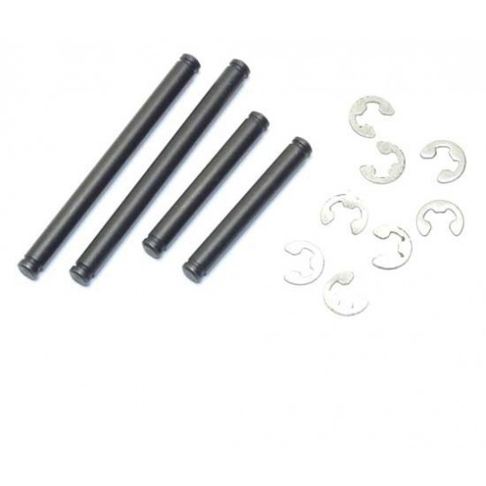 Pièce pour voiture electrique tous chemin 1/10 Axes Bras Suspension 4pcs