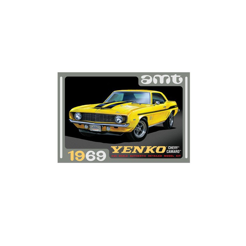 Maquette de voiture en plastique 1969 Chevy Camaro Yenko 1/25