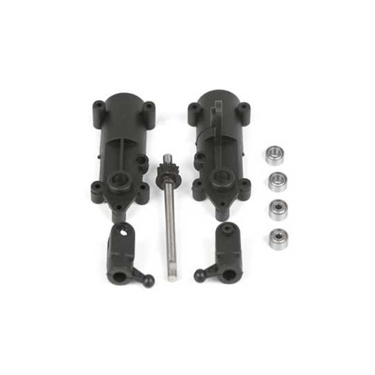 Pièce pour hélicoptère électrique BOITIER + AXE + PIEDS PALE AC