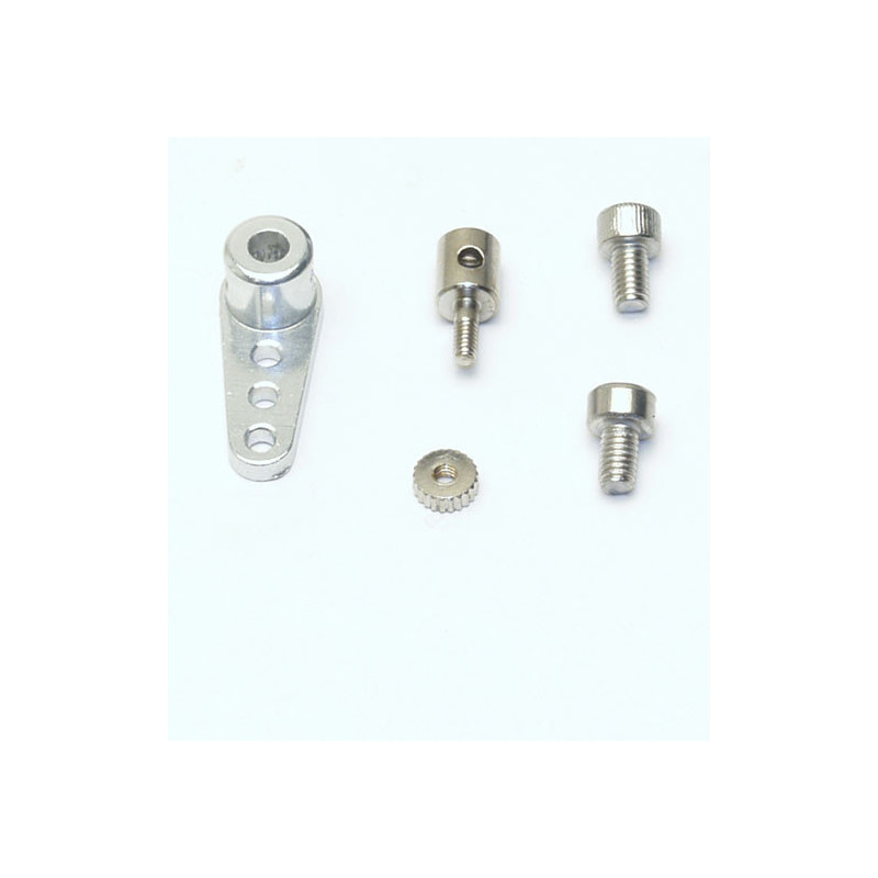 Pièce pour voilier radiocommandé Bras gouvernail Aluminium DF