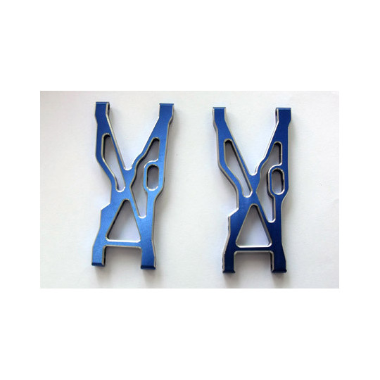 Pièce pour voiture electrique tous chemin 1/10 Bras susp inf avt en alu MT TR