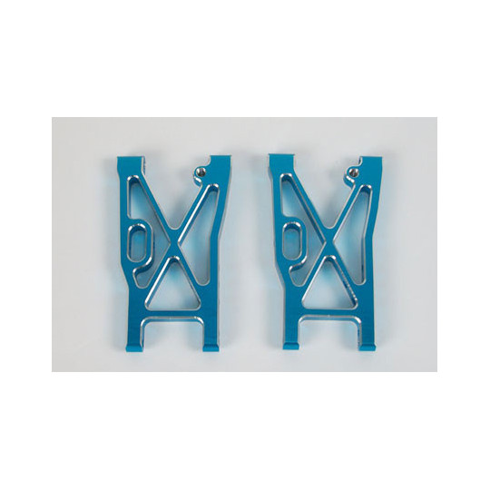 Pièce pour voiture electrique tous chemin 1/10 Bras Suspension avant inf alu