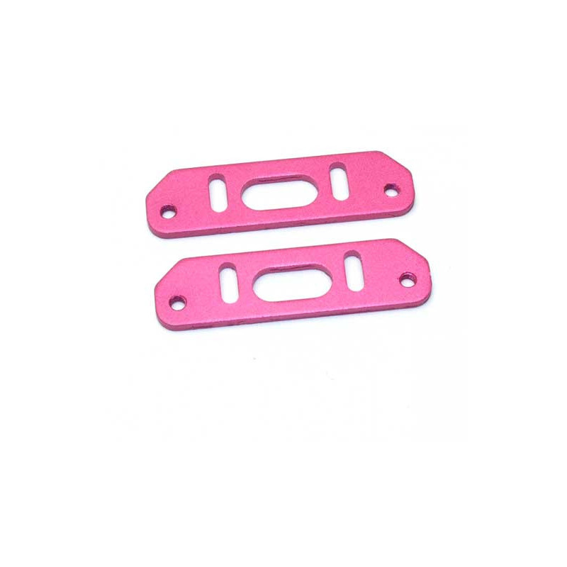 Pièce pour voiture thermique tous chemin 1/8 Cale Bâti Moteur anodisé