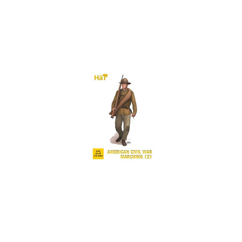 Figurine American Civil War Marching (2) 1/72